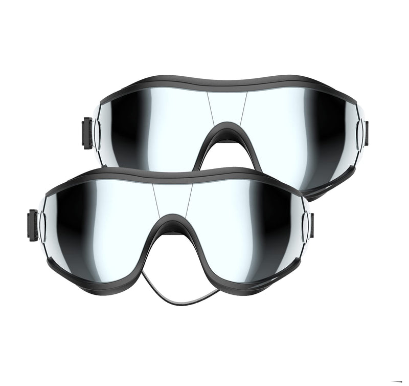 NVTED Dog Sunglasses Dog Goggles, UV Protection Wind Dust Fog Protection Pet Glasses Eye Wear Protect with Adjustable Strap for Medium or Large Dogs (Pack of 2) Pack of 2 - PawsPlanet Australia