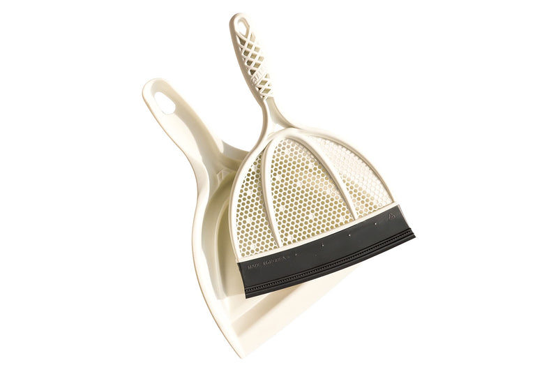 Broombi Silicone Handheld Brush & Dustpan Set - All Smooth Surface Squeegee Sweeper - Ideal for Pet Hair Removal, Wet and Dry Use to Maximize Clean-Up Efficiency - PawsPlanet Australia