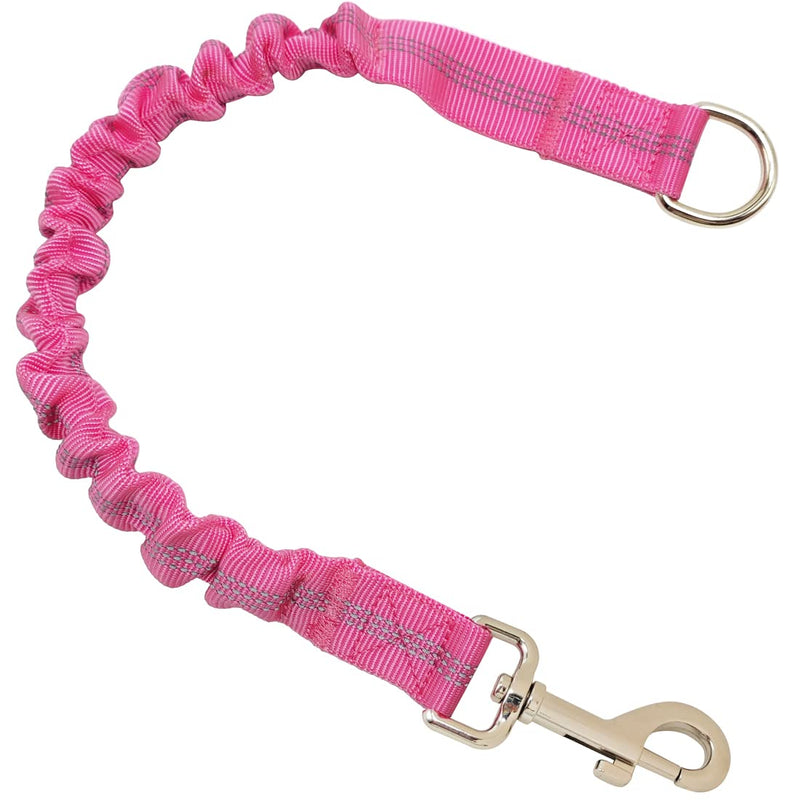 BTINESFUL Bungee Dog Leash Extension, 18”Dog Shock Absorber Extender, Works with Any Leash for Walking, Jogging, Training, Playing 18 Inch Pink - PawsPlanet Australia