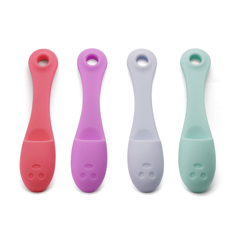 CONSIO 4Pcs Dog Finger Toothbrush, Use Food Grade Silicone,Easy Teeth Cleaning, Dental Care for Puppies, Cats and Small Pets - PawsPlanet Australia
