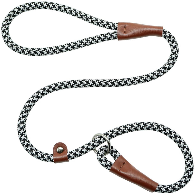 3FT Slip Lead Dog Training Leash, No Pull Dog Leash for Medium Large Dogs, 1/2 Inch Durability Nylon Rope Slip Lead (Black, 3FT * 1/2") 3FT * 1/2" Black - PawsPlanet Australia
