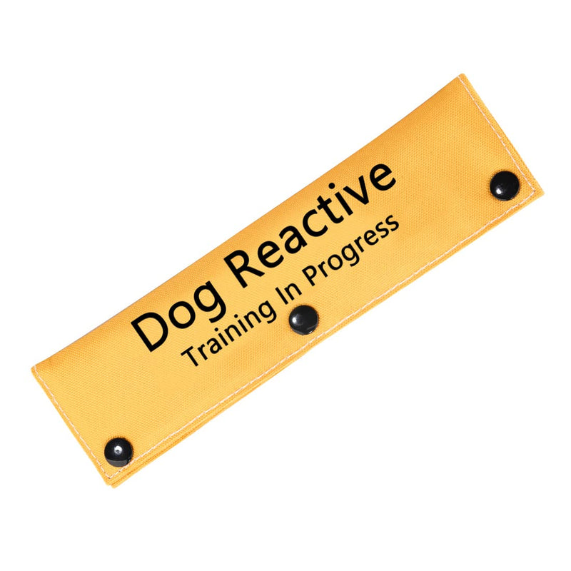 PWHAOO Dog Leash Sleeve Dog Reactive Training in Progress Lead Cover Leash Sign Service Dog Leash Wrap (Dog Reactive Sleeve) Dog Reactive Sleeve - PawsPlanet Australia