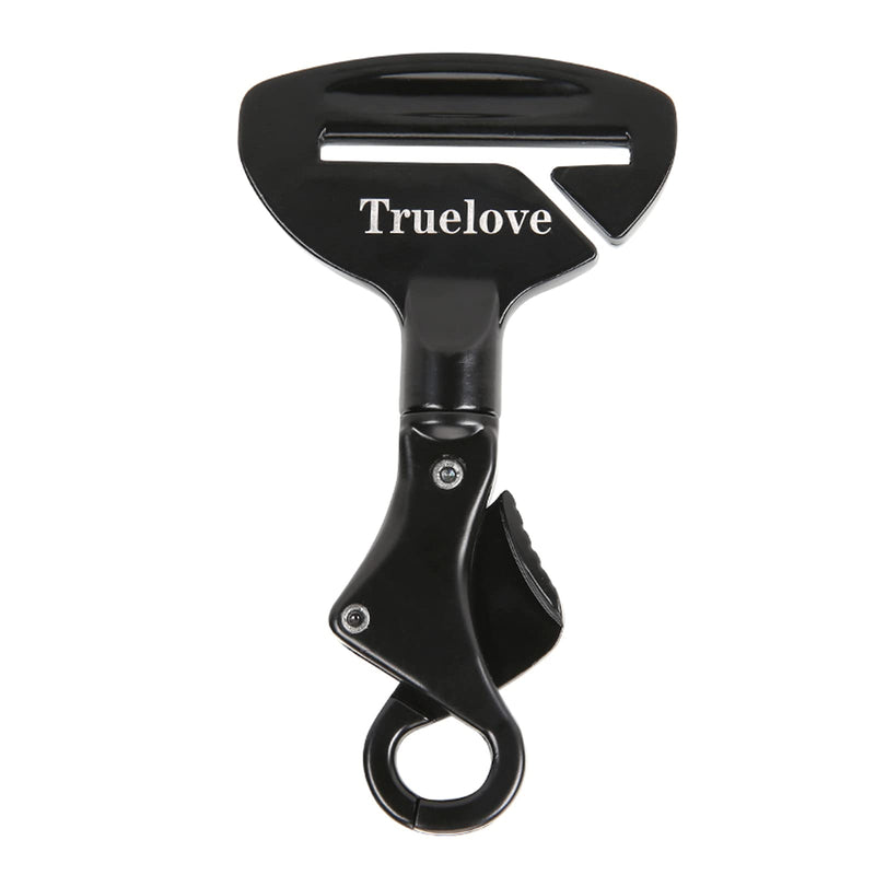 Truelove Vehicle Seat Belt Safety Buckle Lock, Dog Seat Belt Clip Universal Dog Car Restraint - Dog Seatbelt Lock - Portable Vehicle Seatbelt Harness for Pet Car Travel 2.7*4.7inch Black - PawsPlanet Australia