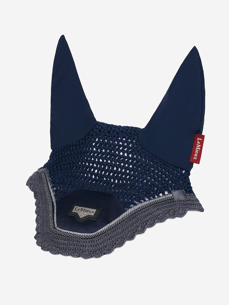 LeMieux Loire Ear Bonnet Twilight Navy Medium - PawsPlanet Australia