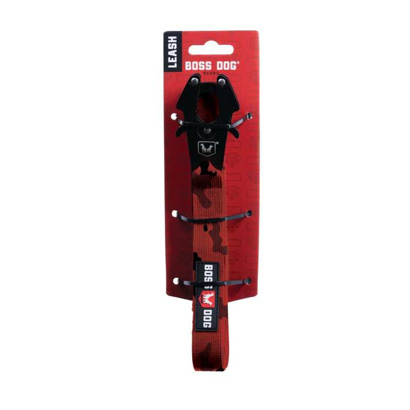 Boss Dog Tactical Leash, Red Camo, 6 FT - PawsPlanet Australia