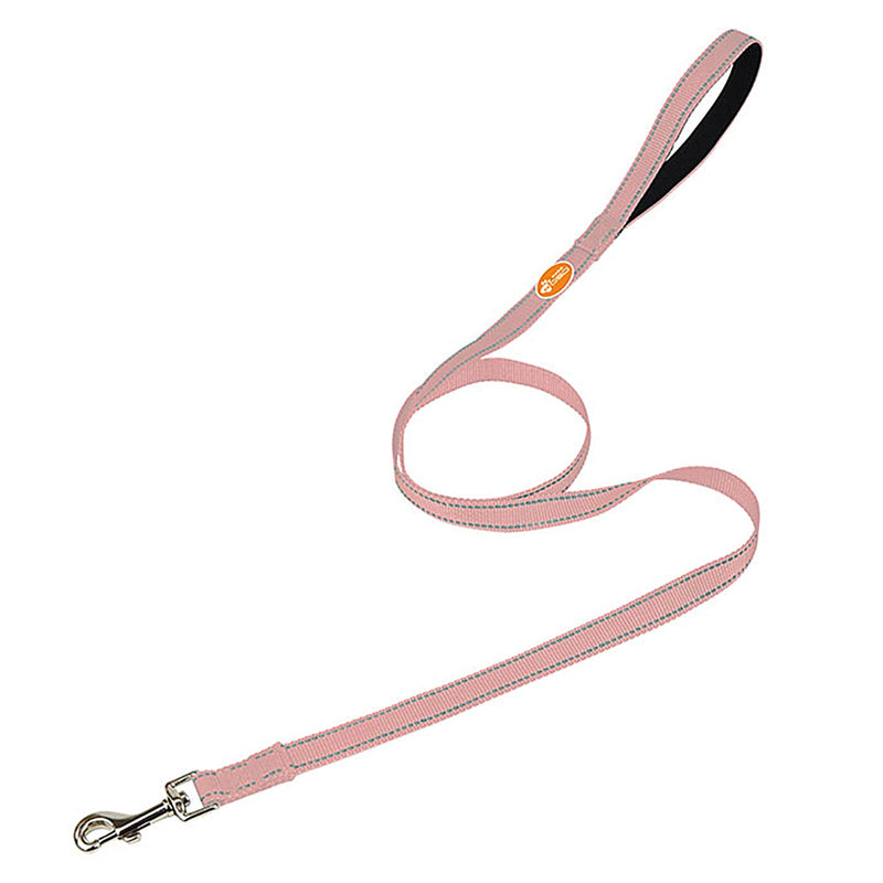 4 Ft Reflective Dog Leash Durable Nylon Puppy Leash with Reflective Threads and Comfortable Padded for Walking Dog Lead Great for Small and Medium Dog pink - PawsPlanet Australia