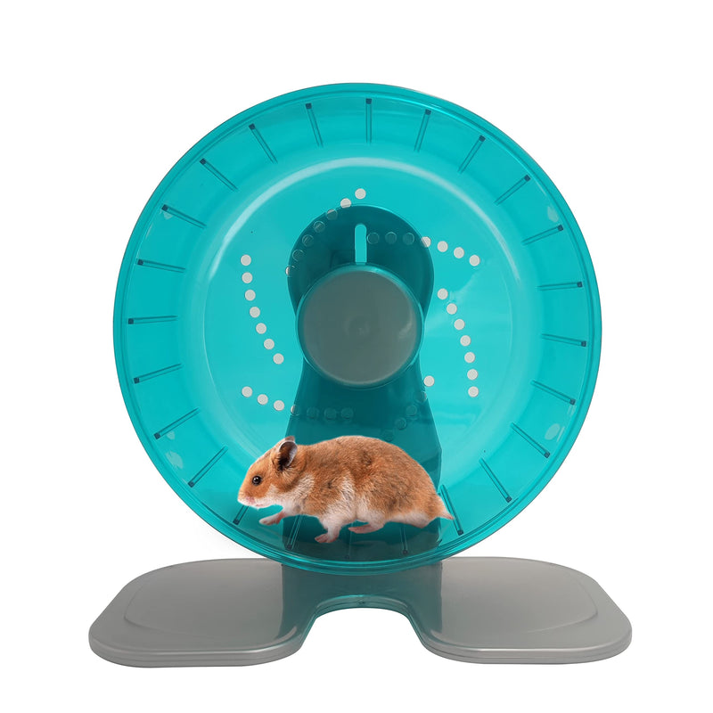 Petest Hamster Exercise Wheel, Silent Spinner Hamster Running Wheels, Diameter 8.3 inch, Green - PawsPlanet Australia
