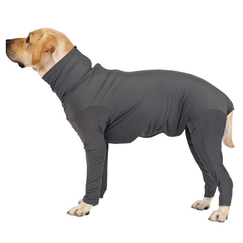 Puppy Onesies for Surgery Recovery Small Dogs Pjs for Small Dogs Girl After Surgery Anti Shedding Suit for Large Dogs (M, Dark Grey) Medium - PawsPlanet Australia