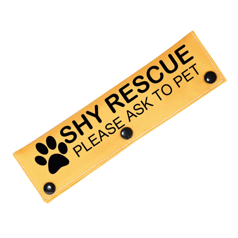 PWHAOO Dot Not Approach Nervous Dog Leash Sleeve Shy Rescue Leash Wrap Nervous Shy Dog Gift (Shy Rescue Sleeve) SHY RESCUE Sleeve - PawsPlanet Australia