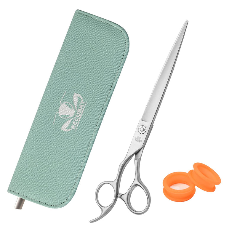 Left Handed Matte Deluxe Dog Grooming Scissors Great Grooming Shears for All Breeds,Design For Professional Groomer. (7.5" Straight Lefty) 7.5" Straight Lefty - PawsPlanet Australia