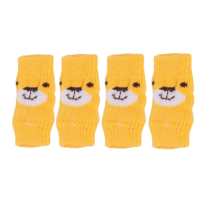 Zerodis 4pcs Pet Dog Elbow Protector, Elbow Support Wrap Pet Leg Warmers for Dogs Cats Knitted Dog Elbow Sleeve Leg Support Wrap Protectors L - PawsPlanet Australia