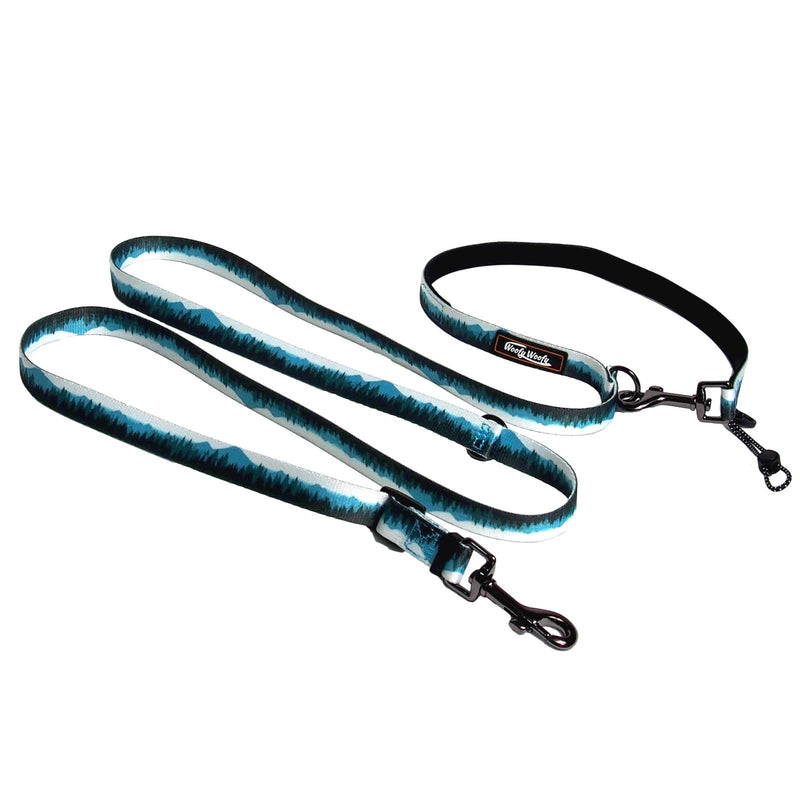 6in1 Multifunctional Dog Leash, Hands Free Dog Leash, Adjustable Length 6'7", Forest Print, (S/M)-Width 3/4", for Small and Medium Dog - PawsPlanet Australia