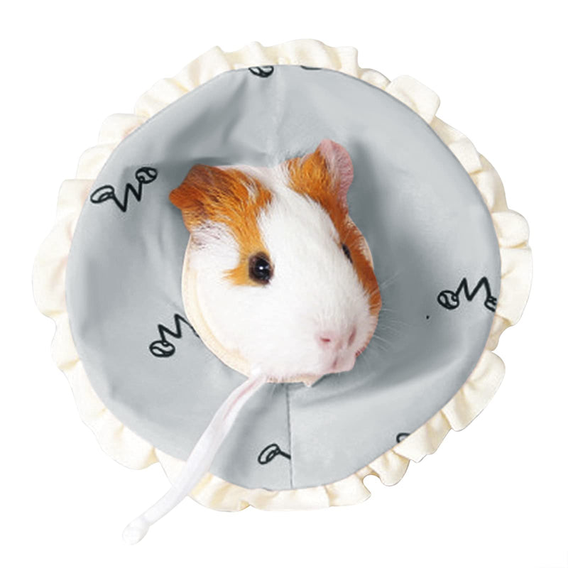 Hamster Cone Recovery Collar After Injury Anti-Lick Anti-bite Pet Protection Collar for Small Animal Elizabethan Collar for Rabbit Guinea Pigs Rats Ferret Squrrel (S, Blue) - PawsPlanet Australia