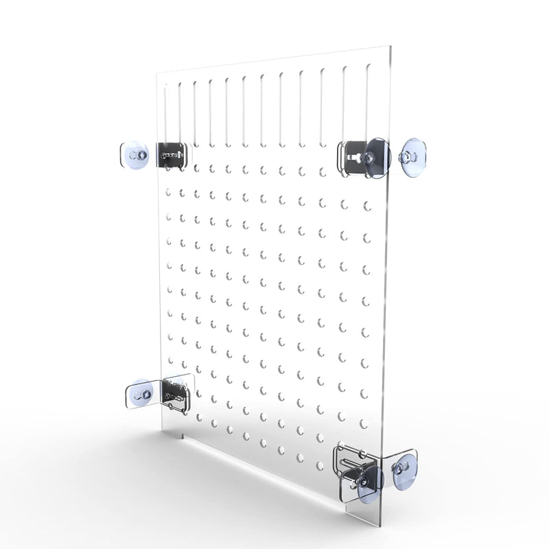 Aquarium Fish Tank Divider Acrylic Isolation Grid Board with Suction Cups Included Clear Fish Separator Transparent Plate Baffle Cover Blocking Fish Partition Net Freshwater Ornament 30*40cm - PawsPlanet Australia