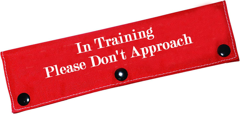 Funny Dog Leash Sleeve in Training Please Don't Approach Dog Leash Wrap Wrap Alert Hanging ID Patch Tag Don't Approach-Sleeve - PawsPlanet Australia