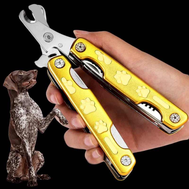 Heavy Duty Dog Nail Clippers for Thick Nail 【Cut Nails Like Butter】, Quite Sharp Pet Nail Clippers for Large Dogs, Easy & Safe Dog Nail Trimmer for Large Medium Small Dogs Cat with Nail File - PawsPlanet Australia