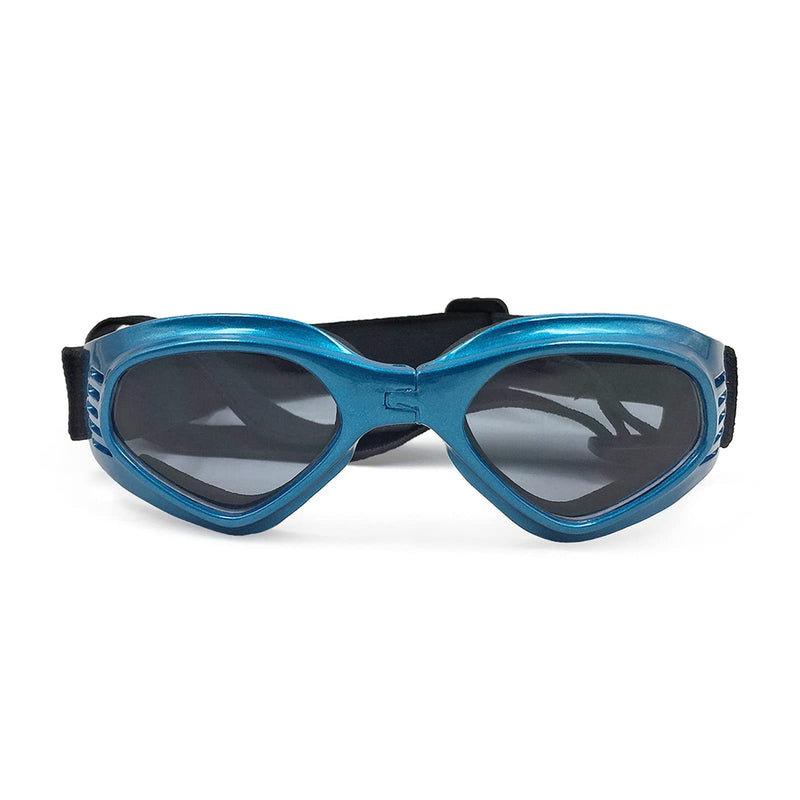 Small Dog Goggles Sun' UV Protection Puppy Goggles Windproof Small Pet Sunglasses for Eyes Protection (Blue) Blue - PawsPlanet Australia