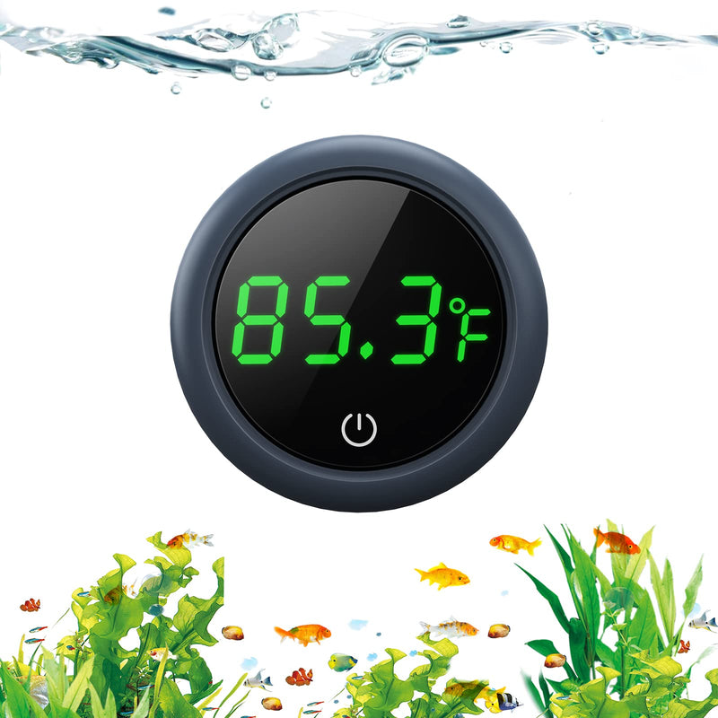 Fish Tank Digital Thermometer Accurate LED Display to ±0.9°F Tank Thermometer Aquarium Temperature Measurement Suitable for Fish, Axolotl, Turtle or Aquatic - PawsPlanet Australia