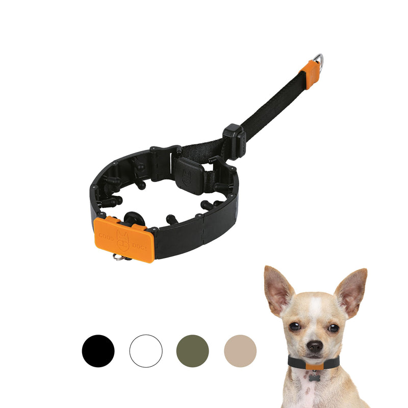 SVD.PET Dog Prong Collar for No-Pull Training, Quick-Release Buckle Adjustable Pinch Collar for Small Dogs (Black, Small size) Black - PawsPlanet Australia