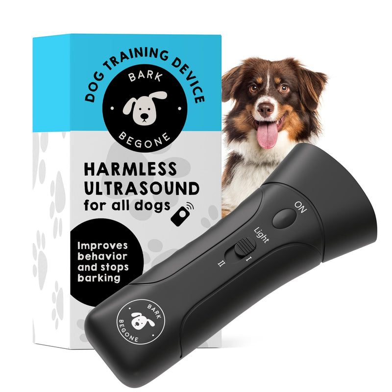 2023 Ultrasonic Dog Bark Deterrent & Behavior Corrector - Stop Barking, Jumping, Aggression Without Yelling - Just Point & Press! Backed by Kevin Harrington from Shark Tank Bark Begone Classic - PawsPlanet Australia