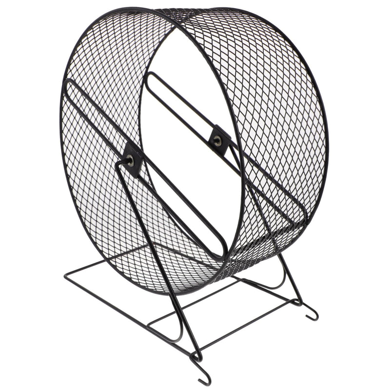 ULTECHNOVO Chinchilla Wheel, Pet Hamster Running Wheel, Hamster Toys for Hamster Cage Spinner Small Animals Exercise Wheels for Dwarf Syrian Gerbils Mice Or Other Small Animals(Black 26) - PawsPlanet Australia
