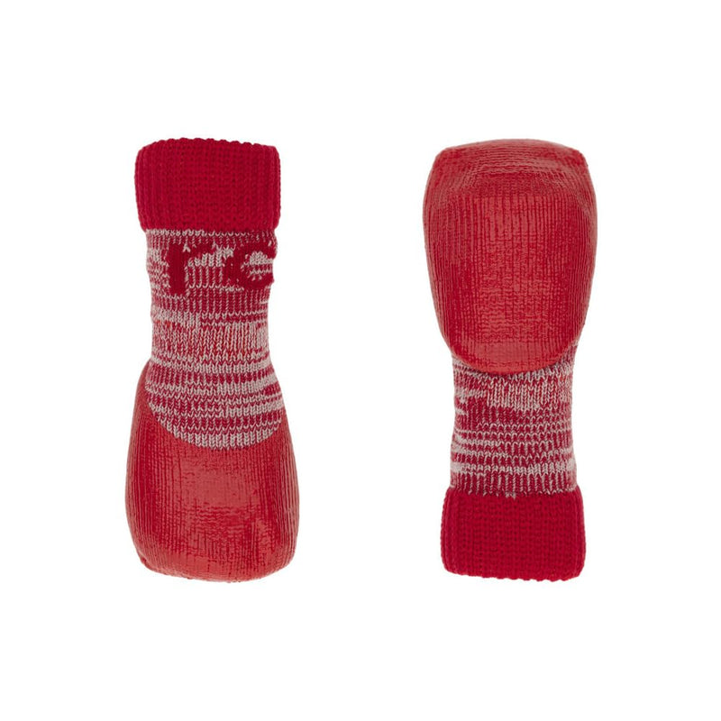 RC Pets Sporty PAWks Dog Socks, Red Heather, Large - PawsPlanet Australia