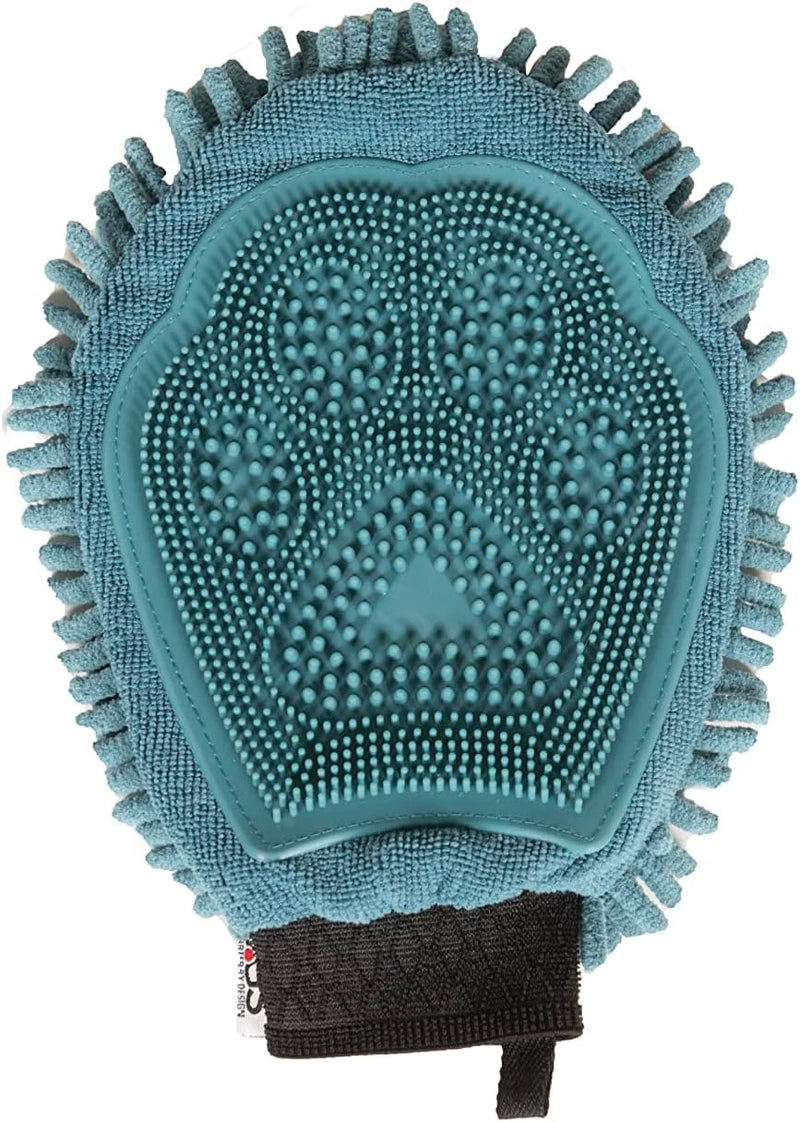 Dog Gone Smart Grooming Mitt Pacific Blue - PawsPlanet Australia