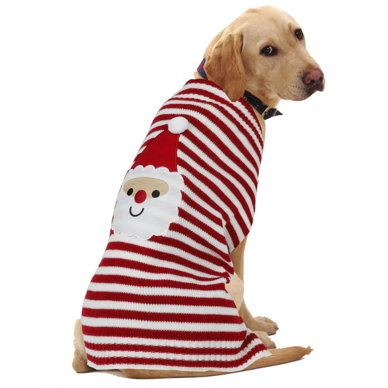 HAPEE Christmas Large Dog Sweaters,Santa Xmas Dog Clothes (P02-Santa Claus, XX-Large) P02-Santa Claus - PawsPlanet Australia