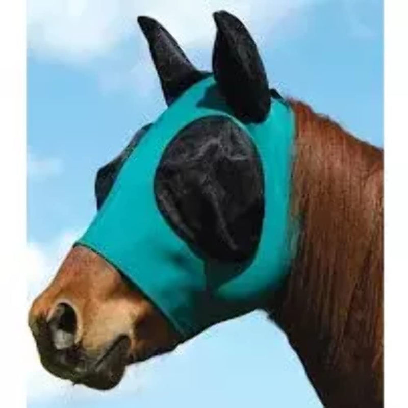 Weaver Equine CoolAid Cooling Fly Mask with Ears - Eye and Ear Protection Fly Masks for Small, Medium, and Large Horses - PawsPlanet Australia