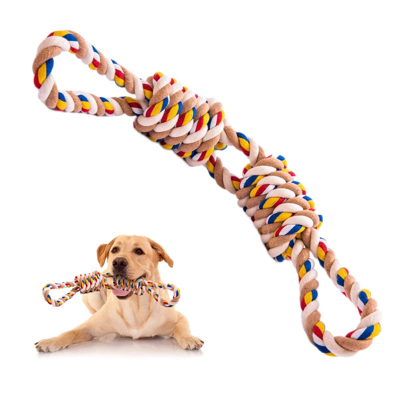 Aggressive Chew Rope Toys, Durable Dog Chew Toys,Chewy Rope Toys for Medium Large Dogs, Tooth Cleaning Chewy Toys, Boring Dog Drag Toys and Tooth Grinding Dogs - PawsPlanet Australia