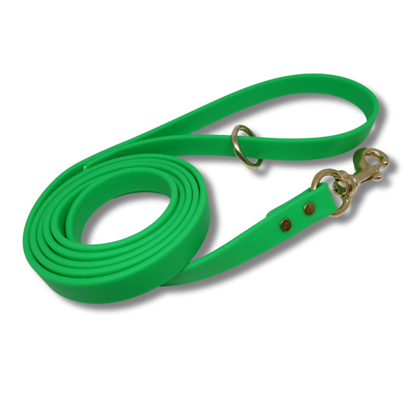 Gummy Dog Leash, Biothane, Dog Training Leash, Made in The USA, 4 Feet, Various Sizes & Colors (5/8, Green) - PawsPlanet Australia