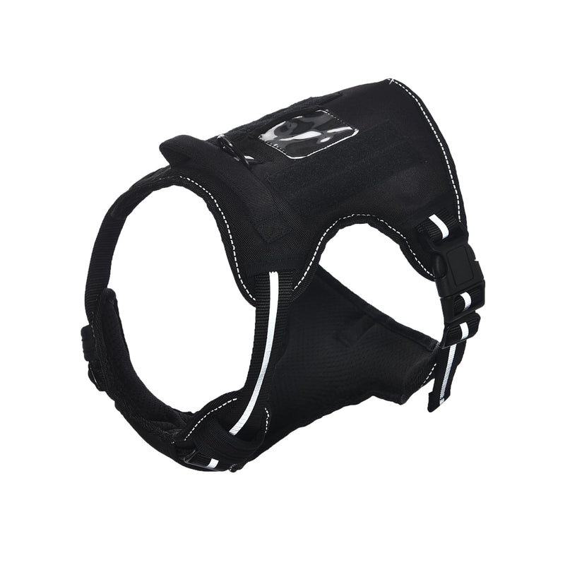 Amazon Basics No Pull Dog Harness, Adjustable Front Clip, Tactical Vest, X-Large, Black - PawsPlanet Australia