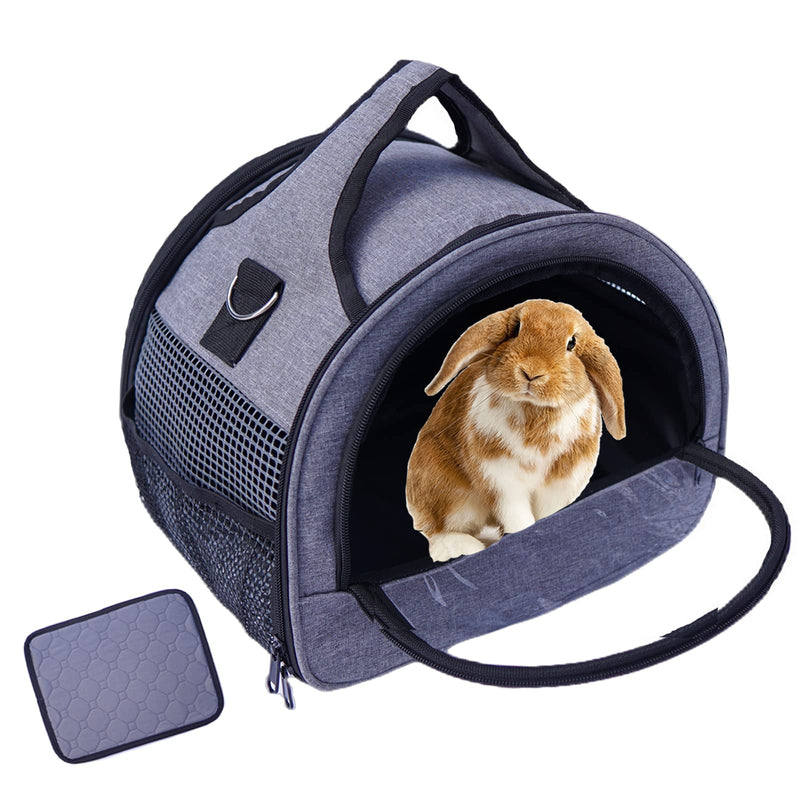Guinea Pig Carrier, Small Pet Carriers for Rabbit Hamster Bird Bunny Bearded Dragon Kitty and Etc. Animal Bag with Stable Handle and Waterproof Pad, Easy Travel and Vet Visit Medium - PawsPlanet Australia