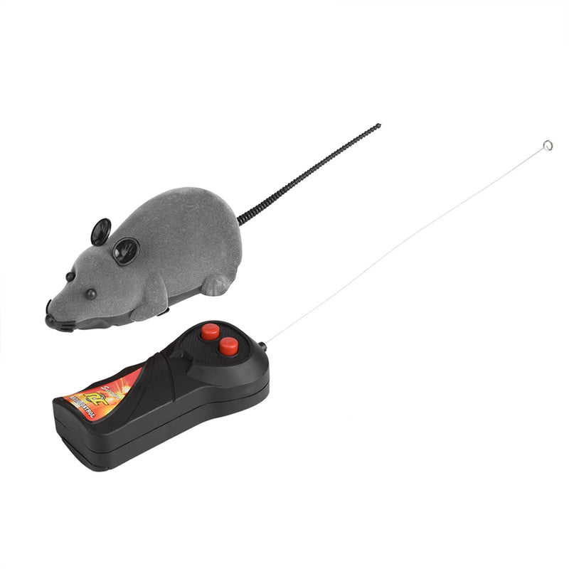 Remote Control Toy for Cats, Electronic Rat Toy for Kitten Funny Chasing Simulation Animal Toys Pet Novelty Gift(Gray) Gray - PawsPlanet Australia