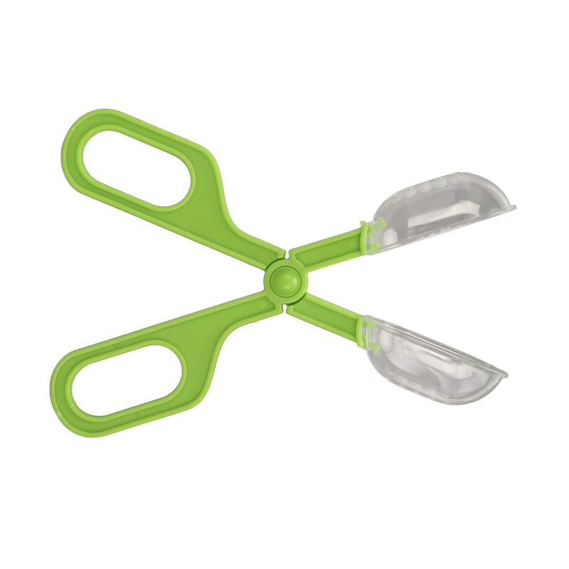Reptile Feeding Clamp Poop Tongs Reptile Feeding Tool Reptile Poop Scoop with Vents for Tortoise Lizard Spider (Green) hamster poop scoop - PawsPlanet Australia