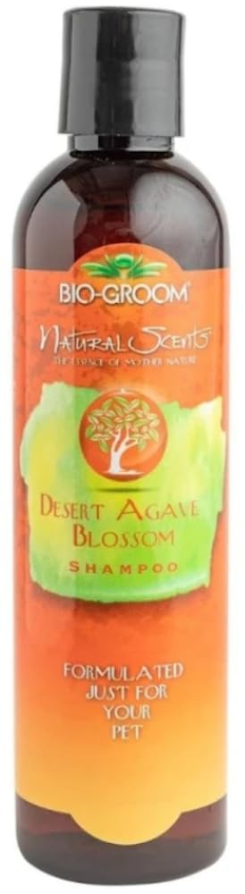 Bio-Groom Desert Agave Blossom Dog Shampoo - Natural Scent Pet Shampoo, Baobab Protein, Cat & Dog Bathing Supplies, Puppy Wash, Cruelty-Free, Made in USA, Quick Rinse Cat Shampoo - 8 fl oz 1-Pack - PawsPlanet Australia