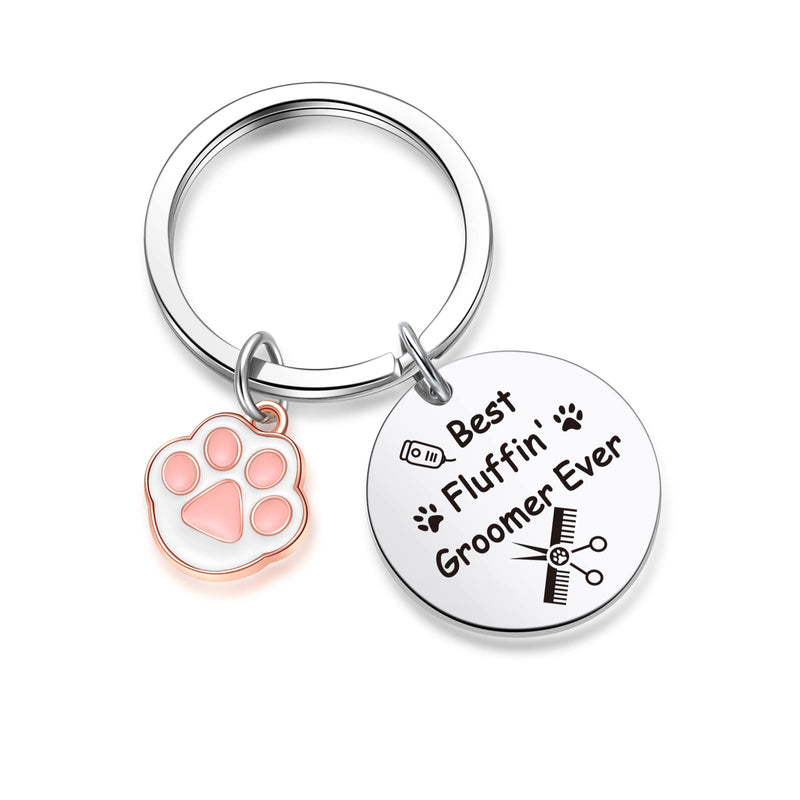 ZNOSVEI Dog Groomer Keychain Dog Groomer Gift Dog Hairdresser Keychain Pet Beautician Gift 1 Standard - PawsPlanet Australia