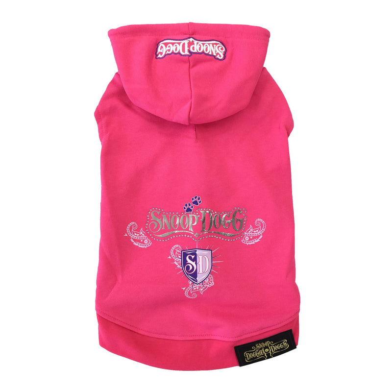 Snoop Doggie Doggs Deluxe Pet Hoodie, Boss Lady, Medium Medium (Up to 25 lbs.) - PawsPlanet Australia