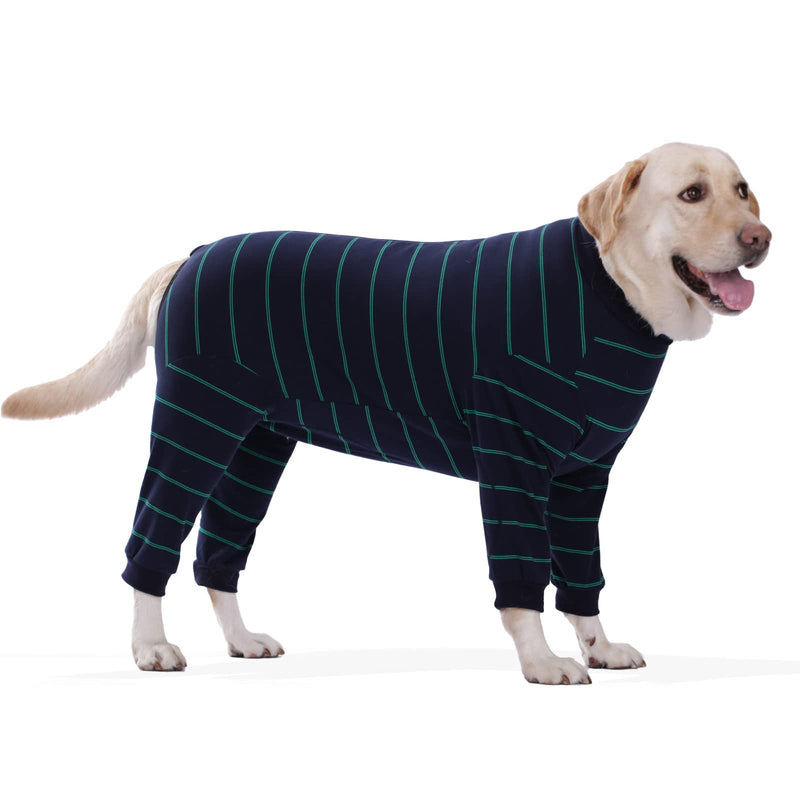Dog Recovery Suit, Large Medium Pet Onesie Bodysuit for Shedding, Prevent Licking, Wound Protection, Cone Alternative, Dog Shirt Pajamas (Blue, XXX-Large) BLUE - PawsPlanet Australia