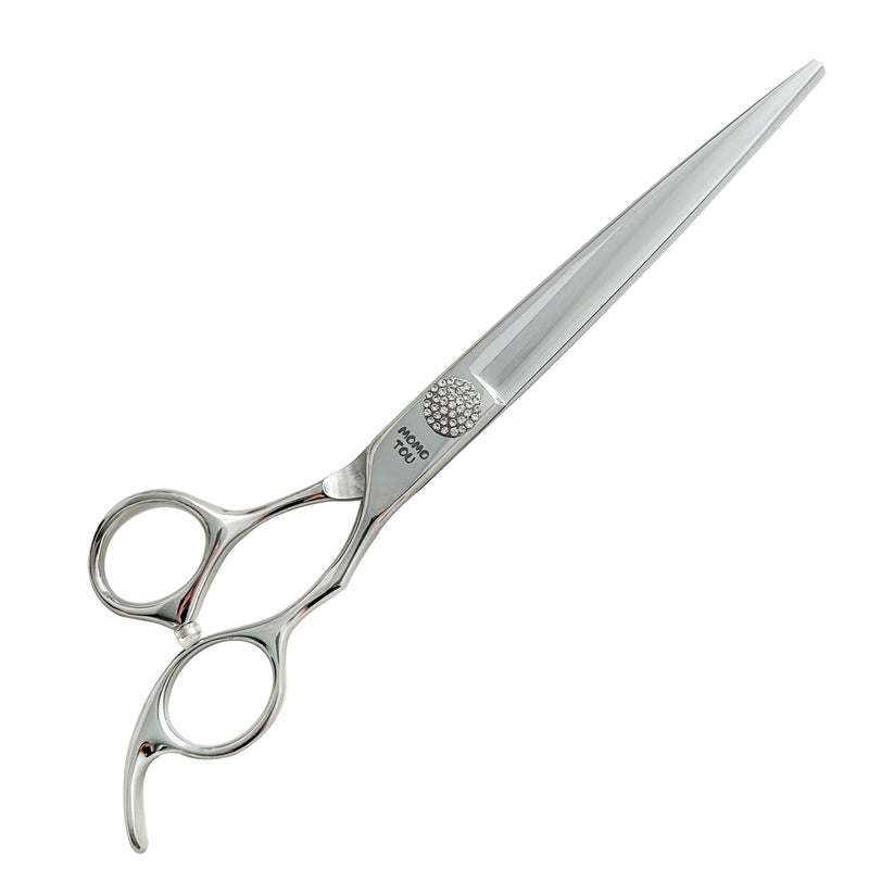 Professional Straight Dog Grooming Scissors with Simulation Diamond 440C Stainless Steel Polished Pet Cat Hair Cutting Shears for Groomers and Home users 8'' - PawsPlanet Australia