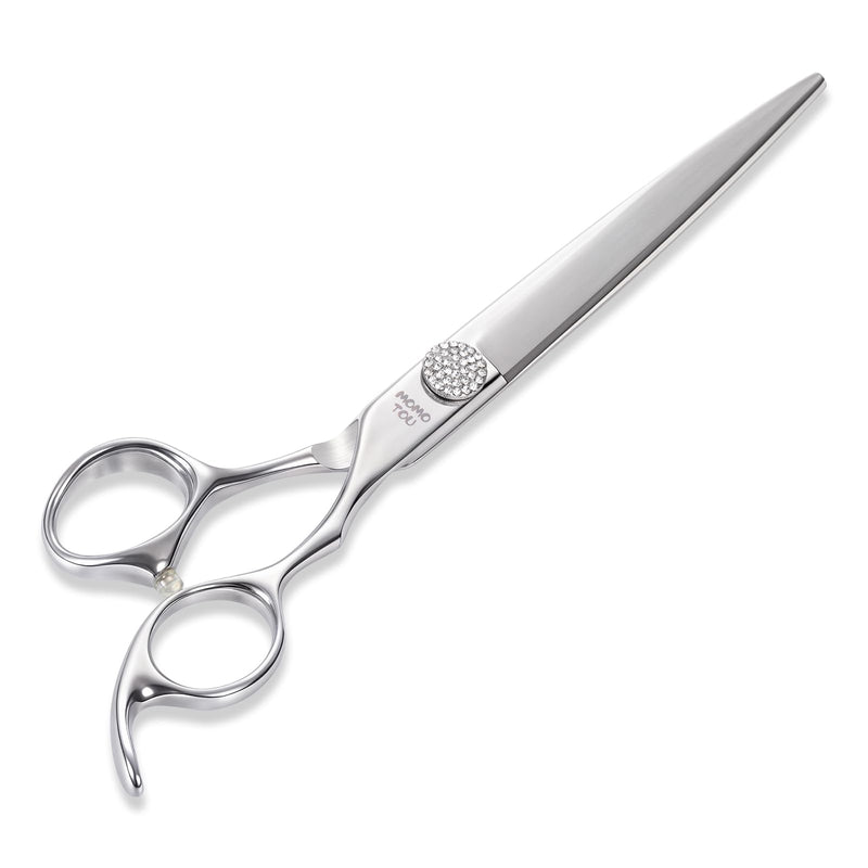 7.5'' Straight Dog Grooming Scissors with Simulation Diamond 440C Stainless Steel Easy Use Polished Pet Dog Shears for Groomers and Home Users Straight Scissors 7.5'' - PawsPlanet Australia