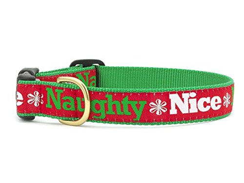 Up Country Naughty and Nice (Dog Collar, Large (15 to 21 inches) 1 inch Wide Width) Dog Collar - PawsPlanet Australia
