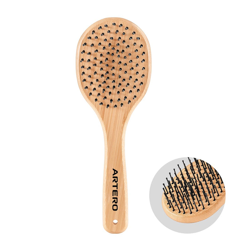 ARTERO Horse Brush. Horse Mane and Tail Brush. Mane and Tail Brush Made of Elegant and Resistant Bamboo. Horse Grooming Supplies