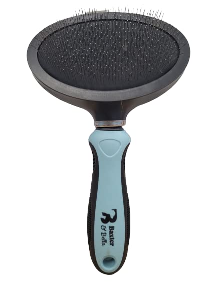 Baxter & Bella Large dog slicker brush. oval head