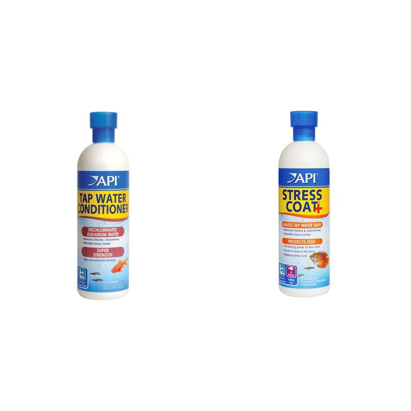 API Tap Water & Stress Coat Aquarium Water Conditioners