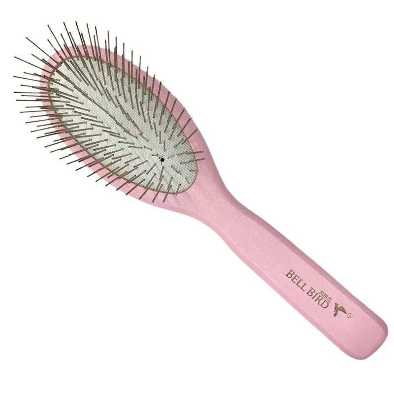 Der Meister Pin Brush, Pets Shedding, Dematting and Grooming Tool for Dogs and Cats With All Hair Types, Remove Loose Fur, Undercoat, Mats, Tangled Hair, Knots (Pink) Pink - PawsPlanet Australia