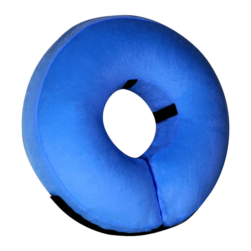 Inflatable Dog Collar-Soft Protective Cone for Dogs After Surgery,Dog Donut Collar Suitable for Dogs and Cats,Dog Cone Collar to Prevent Pets from Touching Stitches,Wounds and Rashes(Blue,L) Large(Neck:12"-18") Blue - PawsPlanet Australia