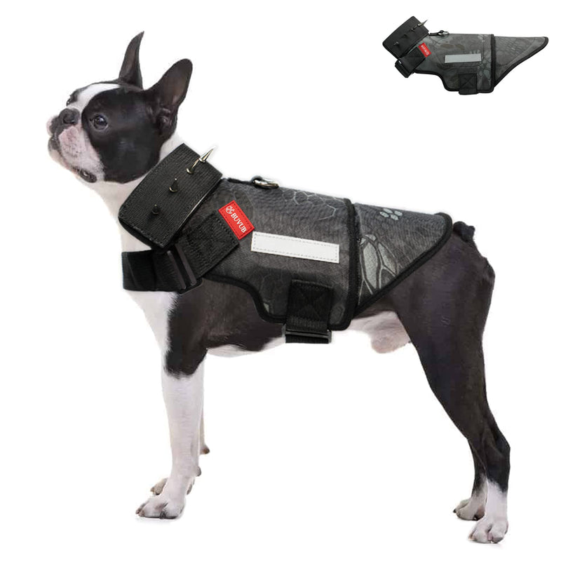 Dog Protection Vest Harness Built-in Bendable Lightweight Steel Plate Against Attacks by Coyote, Hawk, Raptor, and Birds of Prey Medium - PawsPlanet Australia