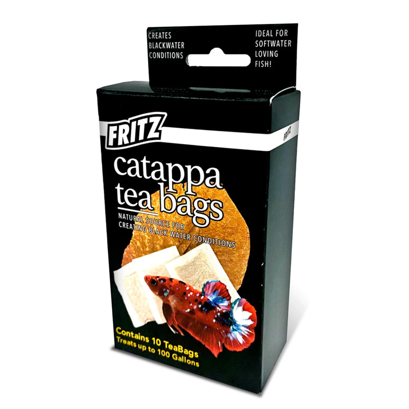 Fritz Aquatics Betta Botanicals for Betta and Community Fish Aquariums (Cattapa Tea Bags - 10ct)