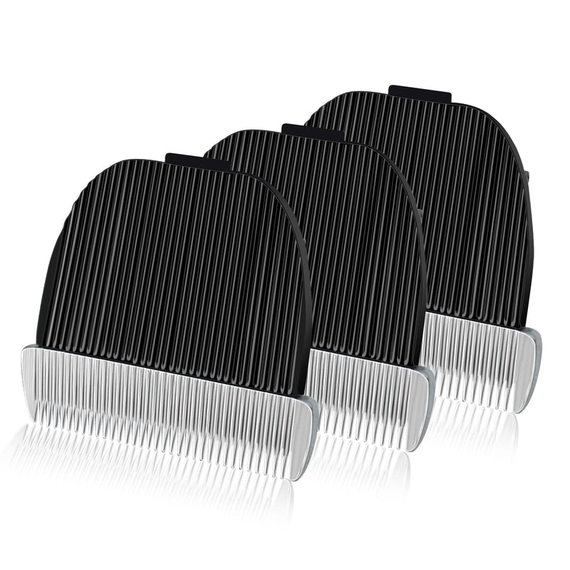 3 Pack Replacement Blade Compatible with oneisall Low Noise Dog Clippers, Made of Ceramic Blade & Stainless Steel Blade,Cut Length 0.5mm 3 Pack(Cut Length 0.5mm) - PawsPlanet Australia